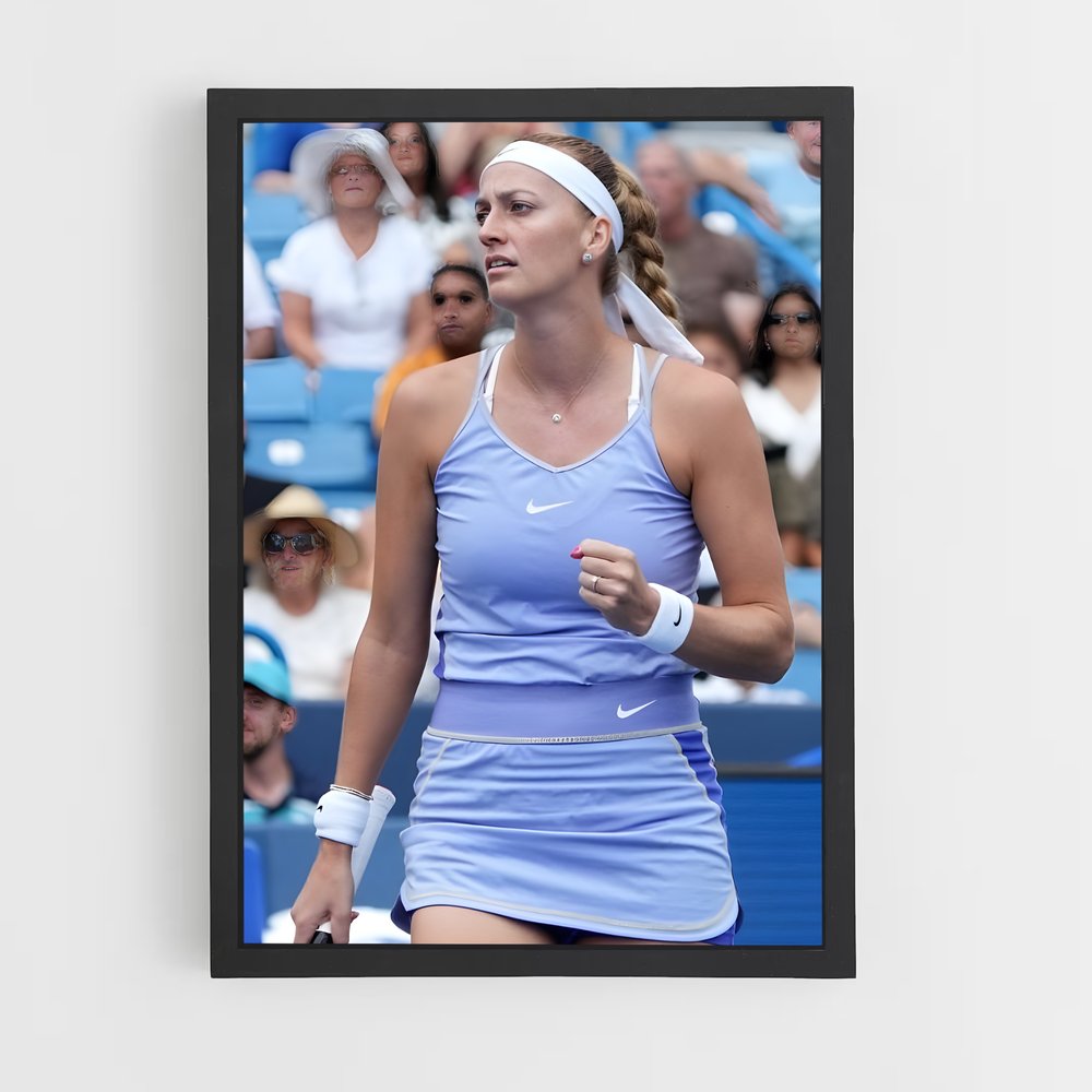 Poster Petra de kvitova – affiche Tennis (vue 2)